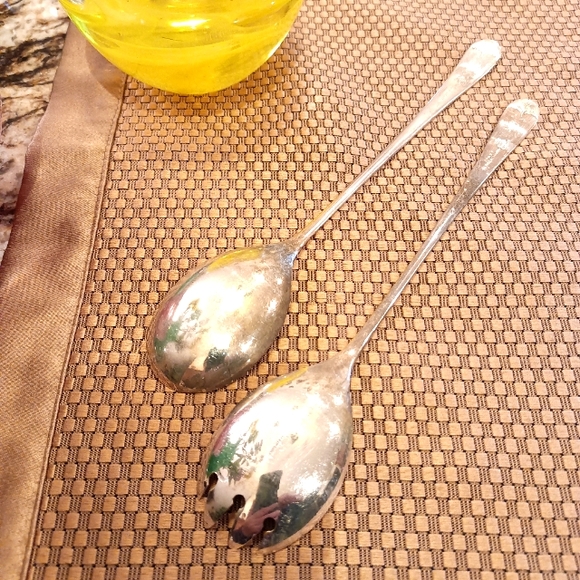 Vintage 🌹E.P.N.S. SHEFFIELD. ENGLAND Silver Utensils - Picture 7 of 11